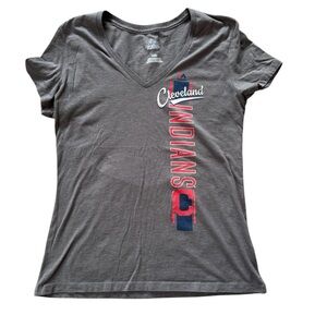 Cleveland Indians Women’s Majestic Short Sleeve T-Shirt Size Large